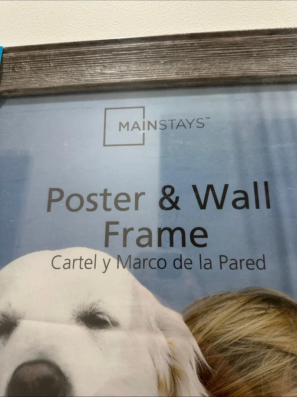 Mainstays Gray Wood-Look 16x20 Poster & Wall Frame